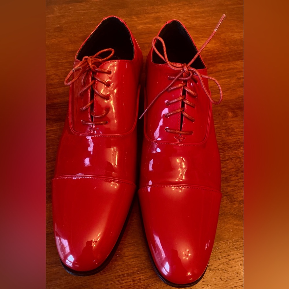 Stacy Adams mens red dress shoe size 13